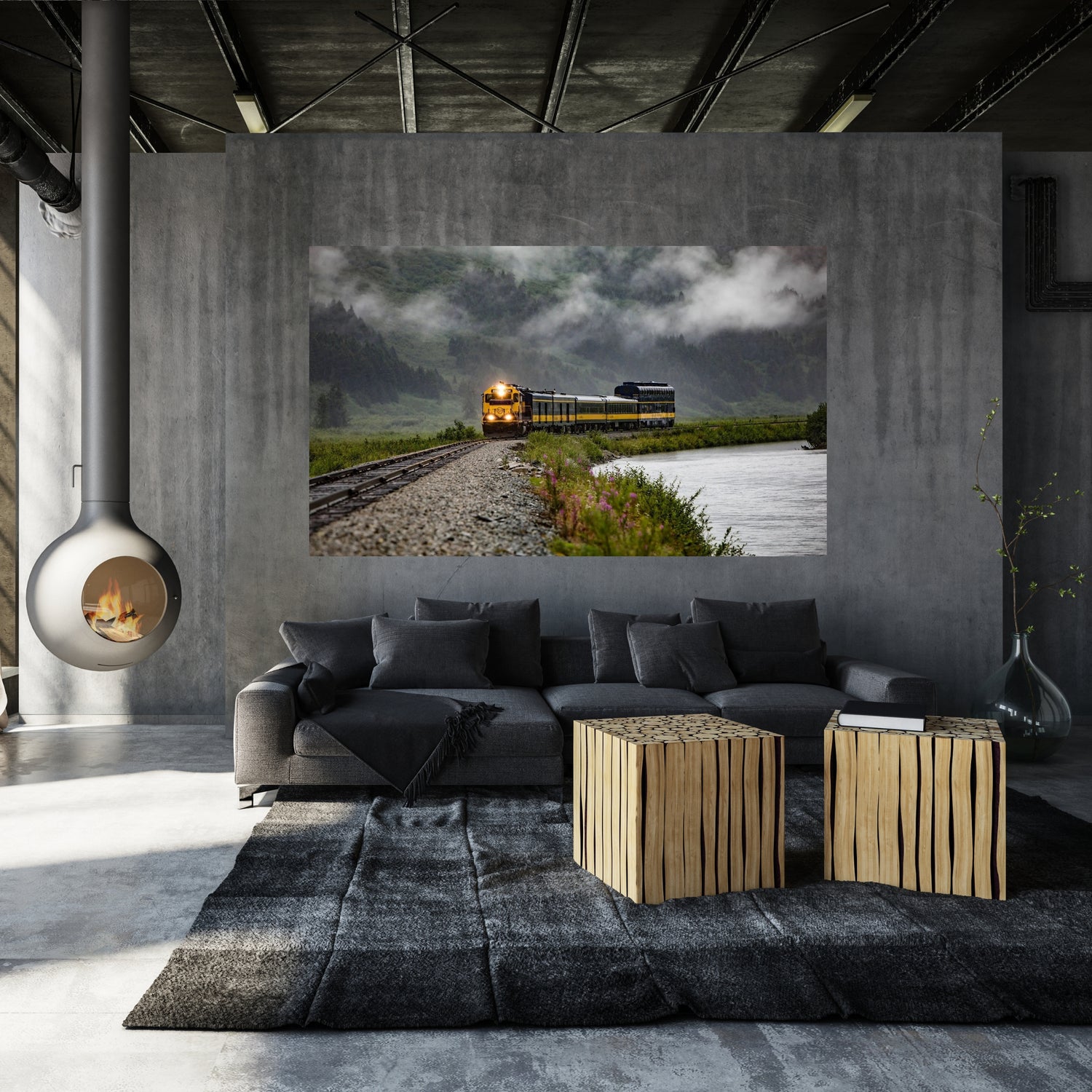 Train Wall Decor - Fine Art Home Decor