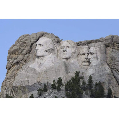 large acrylic art of mount rushmore