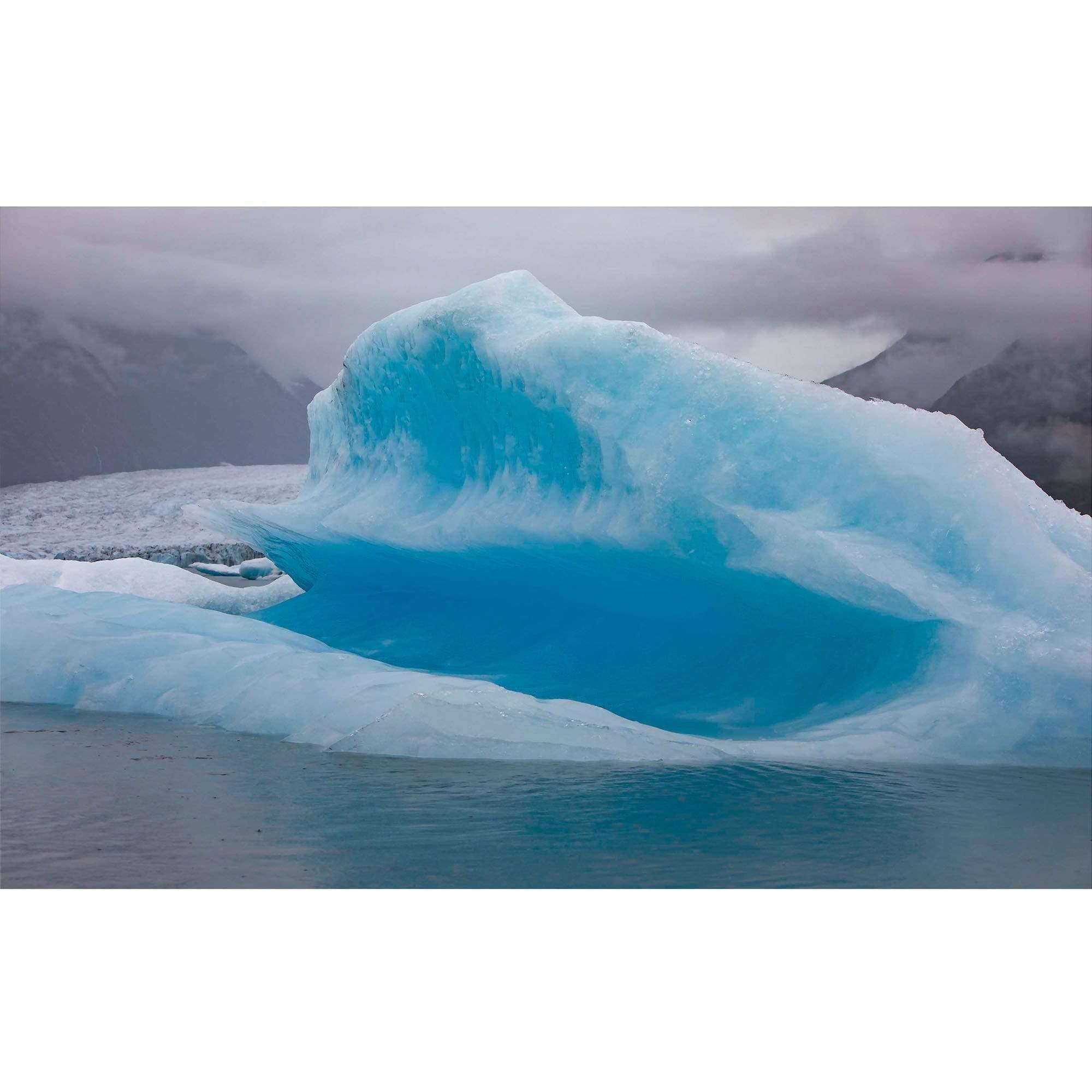 Glacier Wave | Captivating Large Art of a Spencer Glacier Iceberg